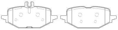 0004201304 Brake Pad Set, Disc Brake for MERCEDES-BENZ E-CLASS T-Model (S214), CLE (C236), E-CLASS (W214), C-CLASS T-MODEL (S206)