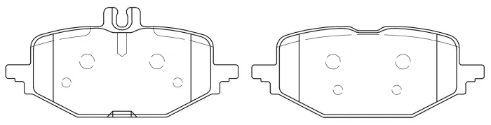 0004201304 Brake Pad Set, Disc Brake for MERCEDES-BENZ E-CLASS T-Model (S214), CLE (C236), E-CLASS (W214), C-CLASS T-MODEL (S206)