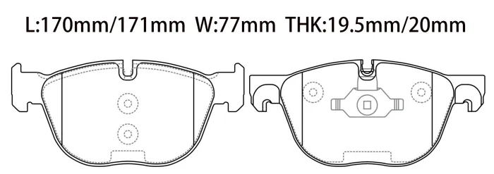 34116779293 BMW Brake Pad for BMW X5 (E70), X6 (E71, E72)
