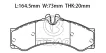 0024204220 Brake Pads for MERCEDES-BENZ SPRINTER, VW LT, DODGE SPRINTER 3500 Cab &amp;amp;amp;amp; Chassis