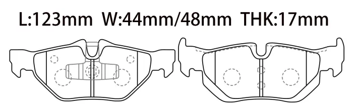34216767150 BMW Brake Pad for BMW X1 (E84), 3 Touring (E91), 1 (E87)