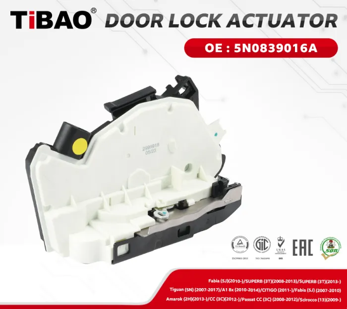 5N0839016A Door Lock Actuator for VW CC, SKODA FABIA II Combi (545), FABIA II Combi (5J, 545)