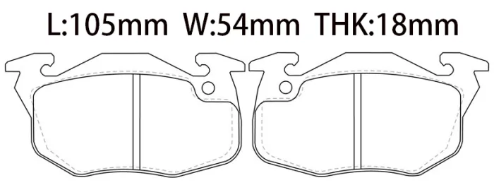 D20906 Brake Pads for 