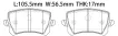 5N0698451 Brake Pads for AUDI Q3, VW PASSAT, SEAT ALHAMBRA (710, 711)