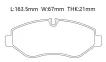 2E0698151 Brake Pads for MERCEDES-BENZ V-CLASS, VW CRAFTER