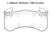 4H0698151F Brake Pads for AUDI A8 / S8 D4 (4H2, 4H8, 4HC, 4HL)