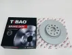 1K0615301AA FRONT BRAKE DISC for AUDI A3, VW MAGOTAN, CUPRA FORMENTOR (KM7), SEAT ALTEA XL (5P5, 5P8), SKODA OCTAVIA III Combi (5E5, 5E6)