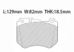 0084201720 Brake Pads for MERCEDES-BENZ C-CLASS (W205)