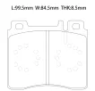 0024201220 Brake Pads for MERCEDES-BENZ CLK, CHRYSLER CROSSFIRE