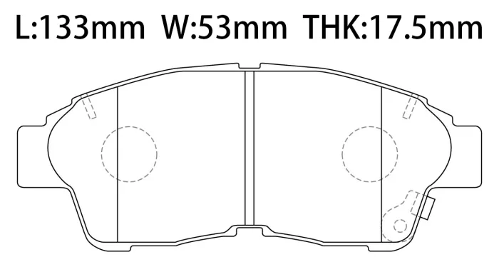 04465YZZ51 Brake Pads for LEXUS ES (VCV10_, VZV21_), ES Sedan (VCV10_, VZV21_), TOYOTA CAMRY Saloon (_V4_), CAMRY VI Saloon (_V4_)