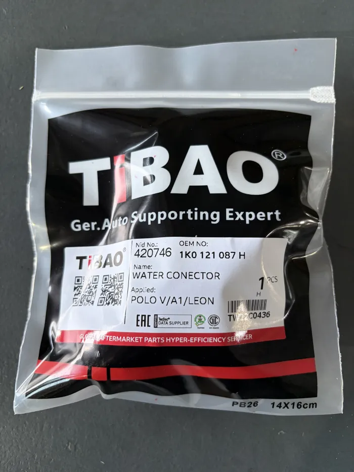 1K0121087H Engine Parts  Coolant Flange for AUDI A1, VW GOLF, SEAT LEON (1P1), SKODA OCTAVIA II Combi (1Z5)