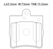 0034202720 Brake Pads for MERCEDES-BENZ C-CLASS, CHRYSLER CROSSFIRE Roadster