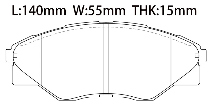 044650K290 Brake Pads for TOYOTA HILUX VIGO VII Pickup (_N1_, _N2_, _N3_)