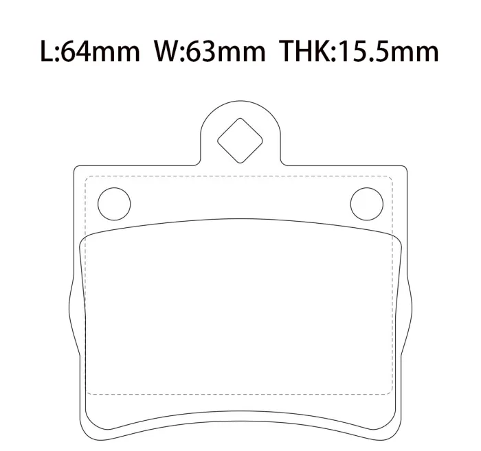 0024205120 Brake Pads for MERCEDES-BENZ C-CLASS (W202)