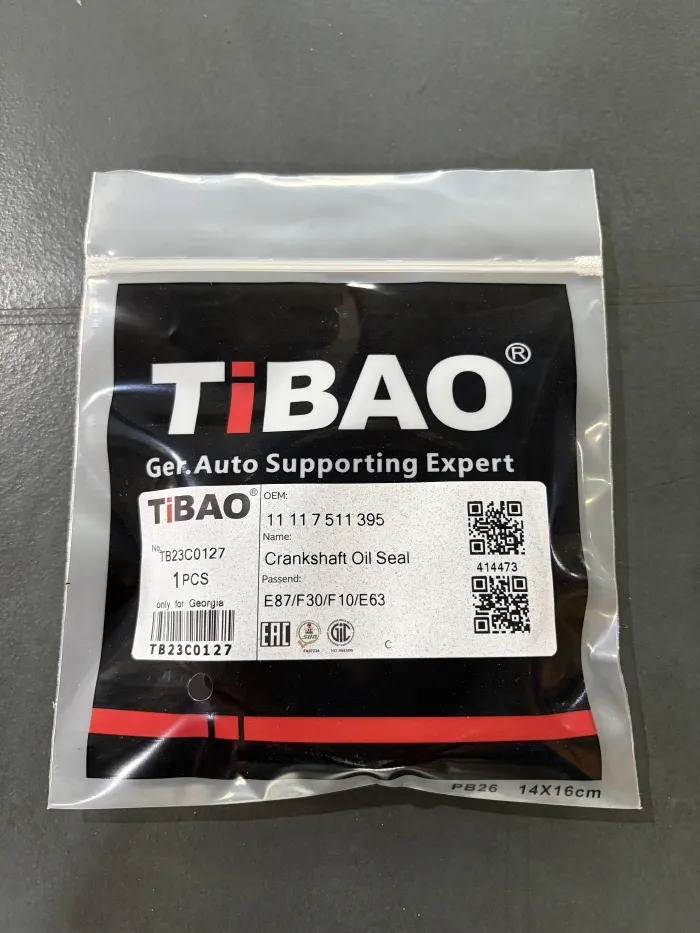 11117511395 Engine Parts Crankshaft Oil Seal for BMW 5 Touring (E61), 7 (E65, E66, E67), X3 (E83), X5 (E70), 3 Compact (E46), X1 (E84), Z4 Roadster (E85), 1 (E87), X6 (E71, E72), 6 Convertible (E64)