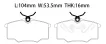 377698151K Brake Pads for VW GOL COUNTRY III Variant (5X5)