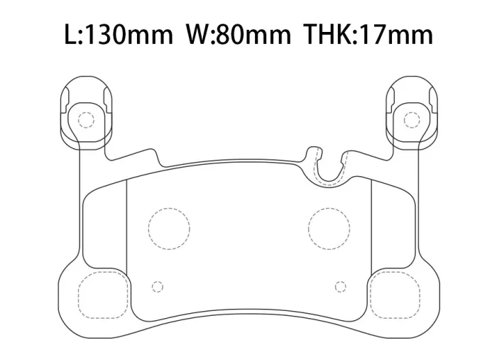 9Y0698451P Brake Pads for PORSCHE CAYENNE (9YA)