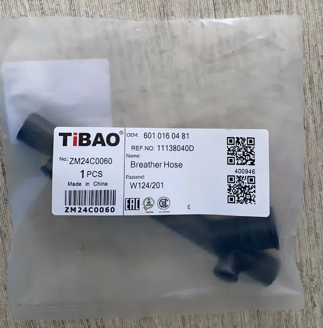 6010160481 Engine Parts Crankcase Breather Hose for MERCEDES-BENZ G-CLASS Cabrio (W460), VITO Bus (W638), SPRINTER 2-t Platform/Chassis (B901, B902), E-CLASS (W124), T1 Bus (B601), 124 Saloon (W124), 190 (W201), T1 Van (601, 611), T1/TN Platform/Chas
