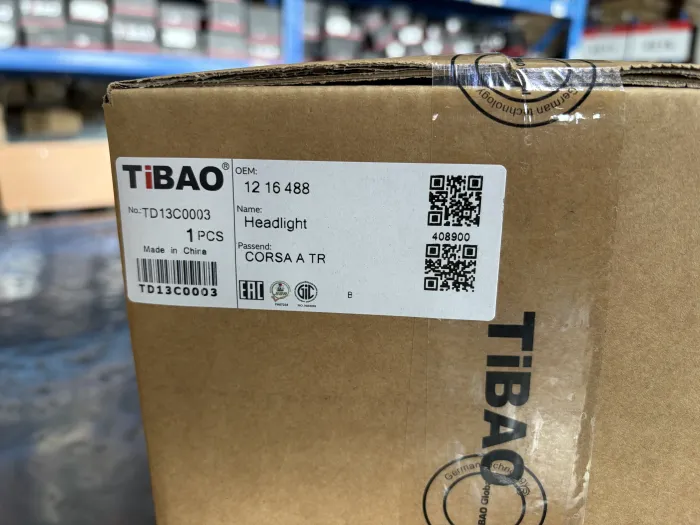 1216488 Headlight for OPEL CORSA B Hatchback Van (S93), COMBO Box Body/MPV (71_), CORSA B (S93), CORSA A TR (S83)