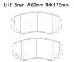 SP1202 Brake Pads for HYUNDAI AVANTE V Saloon (MD, UD), ELANTRA V Saloon (MD, UD, KIA K5 (FSGDS6B), K5 (FSGDS6B, TF), OPTIMA (FSGDS6B)