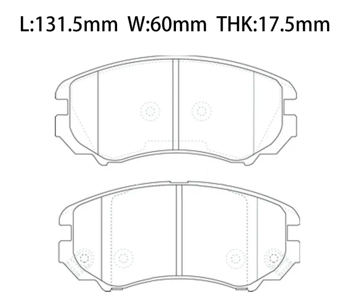SP1202 Brake Pads for HYUNDAI AVANTE V Saloon (MD, UD), ELANTRA V Saloon (MD, UD, KIA K5 (FSGDS6B), K5 (FSGDS6B, TF), OPTIMA (FSGDS6B)