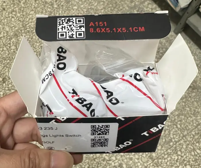 1J0953235J Warnings Lights Switch for VW BORA I (1J2), GOLF IV (1J1)