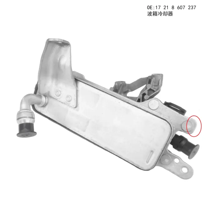 17218607237 Oil Cooler for BMW 5 (G30, F90), X2 (F39), 7 (G11, G12), X4 (G02, F98), X3 (G01, F97), 6 Gran Turismo (G32), 3 (F30, F80)