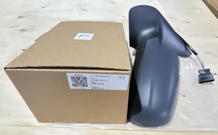 1J1857507D Rearview Mirror for VW BORA I (1J2), GOLF IV (1J1)