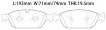 4H0698151G Brake Pads for AUDI A8 / S8 D4 (4H2, 4H8, 4HC, 4HL), A6 / S6 C7 (4G2, 4GC), A7 / S7 Sportback (4GA, 4GF)