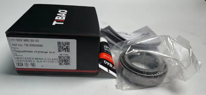 0029803002 Transmission Parts Wheel Bearing for MERCEDES-BENZ SLC (R172), SLK (R171), E-CLASS Convertible (A207), C-CLASS (W203), CLC-CLASS (CL203), CLK Convertible (A209)