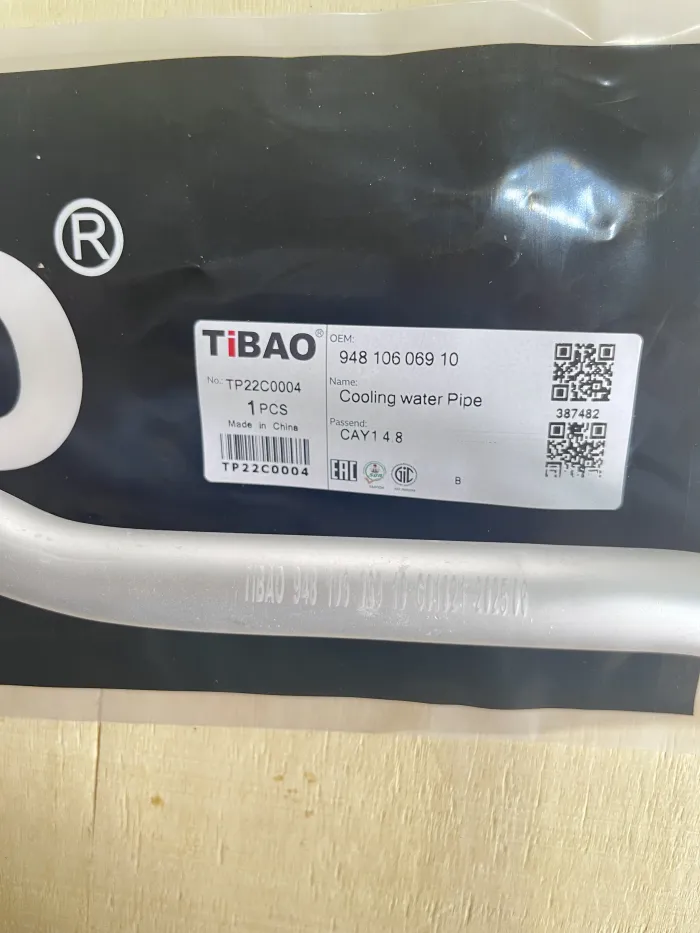 94810606910 Engine Parts Cooling Water Pipe for