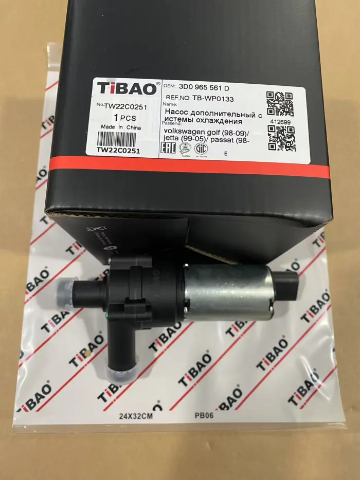 3D0965561D Engine Parts Auxiliary Water Pump for AUDI R8, PORSCHE Cayenne, VW PHAETON, LAMBORGHINI GALLARDO SPYDER, SEAT ALHAMBRA (7V8, 7V9)