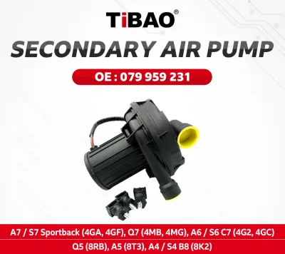 079959231 Secondary Air Pump for AUDI A7 / S7 Sportback (4GA, 4GF), Q7 (4MB, 4MG), A6 / S6 C7 (4G2, 4GC), Q5 (8RB), A5 (8T3), A4 / S4 B8 (8K2)