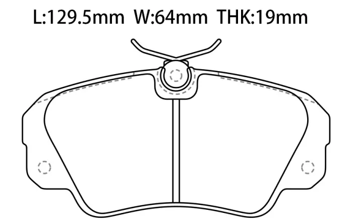1605932 Brake Pads for OPEL OMEGA B (V94), VAUXHALL OMEGA (B) Saloon (V94)