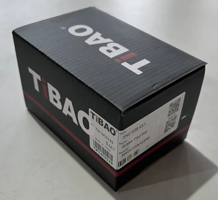 5N0698451 Brake Pads for AUDI Q3, VW PASSAT, SEAT ALHAMBRA (710, 711)