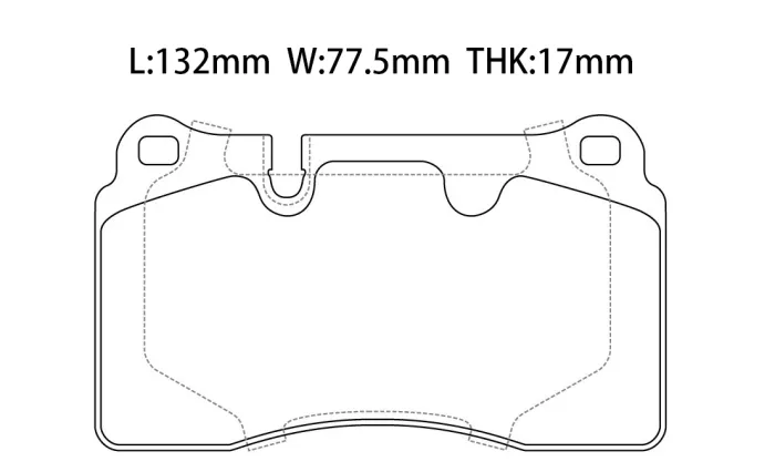 7L6698151E Brake Pads for VW TOUAREG (7LA, 7L6, 7L7)