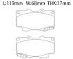 044650K020 Brake Pads for TOYOTA CAMRY Saloon (_V3_)