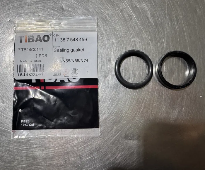 11367548459 Solenoid Valve Sealing Gasket for BMW 4 Series, MORGAN EVA, ROLLS-ROYCE DAWN (RR6), WIESMANN MF4 Roadster