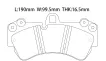 7L0698151S Brake Pads for AUDI Q7, PORSCHE Cayenne, VW TOUAREG