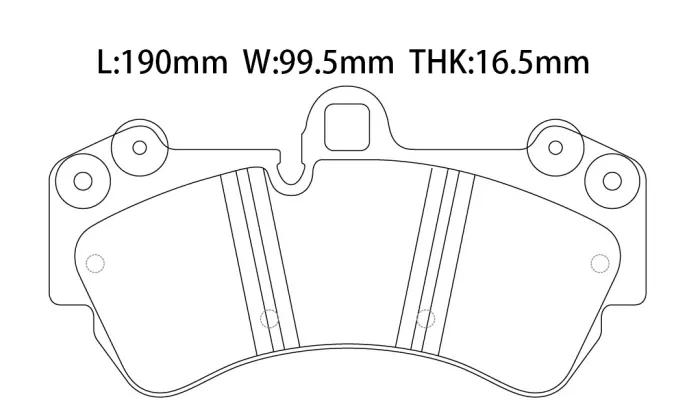 7L0698151S Brake Pads for AUDI Q7, PORSCHE Cayenne, VW TOUAREG