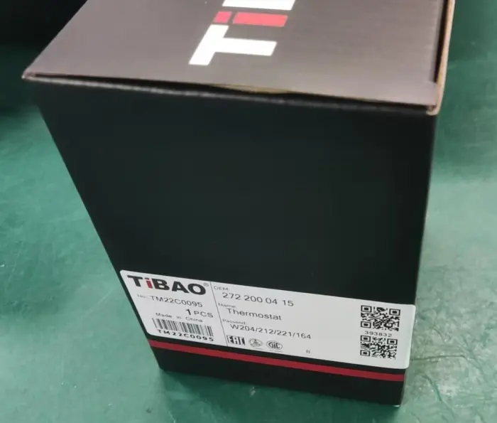 2722000415 Engine Parts Thermostat for MERCEDES-BENZ S-CLASS (W221), SLK (R171), E-CLASS T-Model (S211), M-CLASS (W164), C-CLASS T-Model (S203), GLK-CLASS (X204), R-CLASS (W251, V251), CLC-CLASS (CL203), CLS (C219), SL (R230), VALENTE Bus (W639), VIT