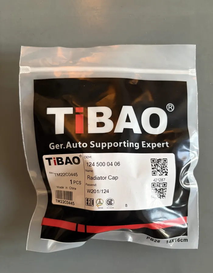 1245000406 Engine Parts Radiator Cap for MERCEDES-BENZ C-CLASS (W202), E-CLASS Coupe (C124), SLK (R170), V-CLASS (638/2), VITO Bus (W638), SL (R129), CLK (C208), G-CLASS Cabrio (W463), S-CLASS Coupe (C126), CL-CLASS Coupe (C140), 124 Saloon (W124), 1