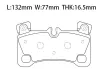 7L0698451E Brake Pads for AUDI Q7, PORSCHE Cayenne, VW TOUAREG