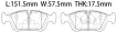 34116761242 BMW Brake Pad for BMW 3 (E36), Z3 Roadster (E36)