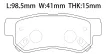 SP1117 Brake Pads for