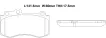 0054207720 Brake Pads for MERCEDES-BENZ E-CLASS (W212), CLS (C218)