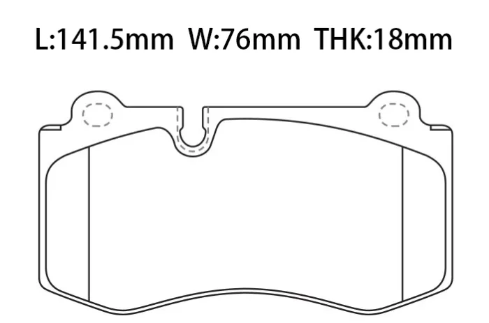 0044206220 Brake Pads for MERCEDES-BENZ S-CLASS (W221), SL (R230), E-CLASS (W211)
