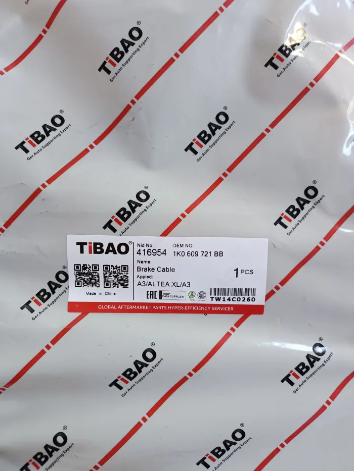 1K0609721BB Brake Cable for AUDI A3, VW EOS, SEAT ALTEA (5P1), SKODA LAURA II (1Z3), OCTAVIA II (1Z3)