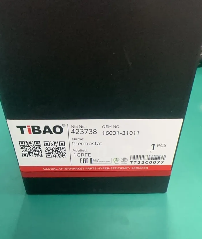 1603131011 Engine Parts Thermostat for TOYOTA HILUX REVO VIII Pickup (_N1_), LAND CRUISER PRADO (_J15_), HILUX VIGO VII Pickup (_N1_, _N2_, _N3_), LAND CRUISER PRADO (_J12_)