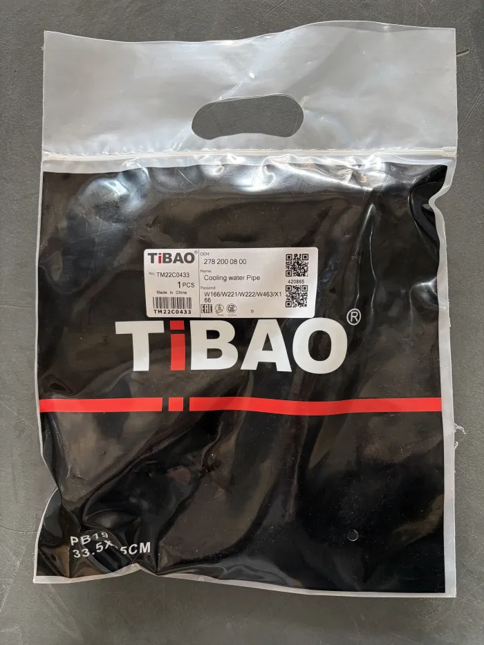 2782000800 Engine Parts Cooling Water Pipe for